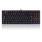 Teclado Mecânico Gamer Redragon Daksa K576R-1, LED Rainbow, ABNT2 Preto