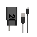 Carregador de Tomada Motorola Turbo Power, 20W, Quick Charger 3.0, Bivolt Preto