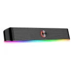 Soundbar Gamer Redragon Adiemus, 6W RMS, RGB, USB, 150Hz20KHz, Botão Touch, Preto - GS560
