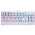 Teclado Mecânico Gamer Redragon Kala K557W, RGB, Switch Outemu MK2 Brown, ABNT2, Branco - K557W-RGB (BROWN)
