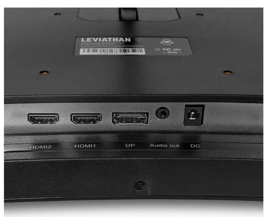 Monitor Gamer Mancer Leviathan 32” Curvo Tela VA, Full HD, 165Hz, 1ms, entradas HDMI e DP, modelo MCR-LEVHT01-BL01